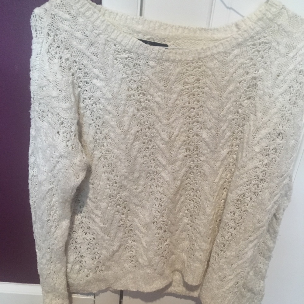 White Aeropostale Sweater